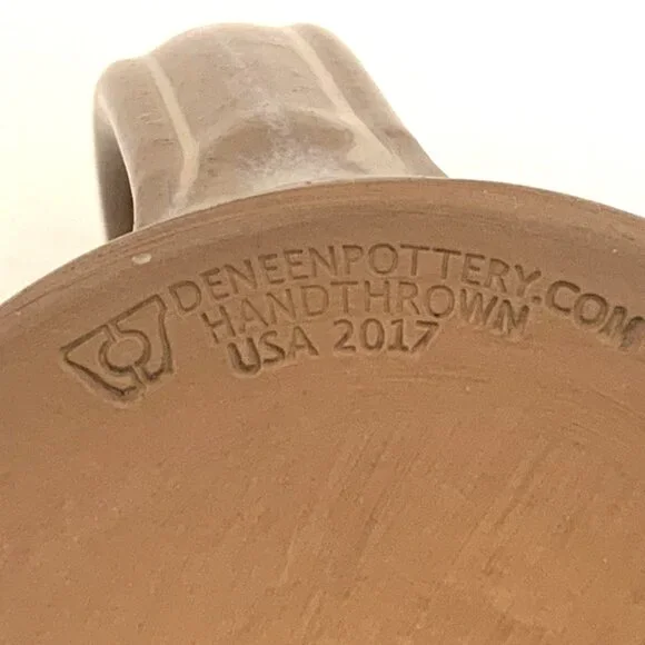Deneen Pottery Mug Galena Illinois 2017 Handthrown The Perfect Place Coffee Tea - Picture 8 of 8